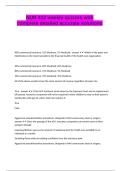 NUR 412 weekly quizzes with complete detailed accurate solutions