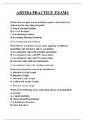 ARTIBA PRACTICE EXAMS QUESTIONS AND ANSWERS 2025