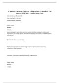 NURS 5366 University Of Texas&comma; Arlington Quiz 1 &vert; Questions And Answers 2025-2026 &vert; Updated Study Tests