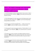 ENGLI - AP English Language and Composition Premium&comma; Questions and Answers &vert; latest Update &vert; 100&percnt; Correct&period; 2&period; In the fifth paragraph&comma; the author mentions that she "got up at two or three in the morning and wrote" primarily to -A&period; demonstrate