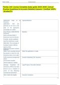 Florida 240 License Complete study guide 2025-2026 Actual  Practice Questions & Accurate Detailed Answers Verified 100&percnt;  Graded A&plus; 