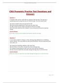 CNA Prometric Practice Test Questions and Answers