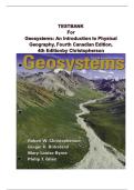 Geosystems&colon; An Introduction to Physical Geography &lpar;4th Edition&rpar; &ndash; Robert W&period; Christopherson &ndash; Test Bank