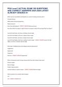 PGA Level 3 ACTUAL EXAM 150 QUESTIONS AND CORRECT ANSWERS 2025-2026 LATEST ALREADY GRADED A&plus;