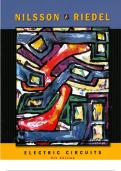 Electric Circuits &ndash; Instructor&rsquo;s Solutions Manual &lpar;James W&period; Nilsson & Susan A&period; Riedel&rpar; &vert; Complete Worked Solutions