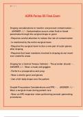 AORN Periop 101 Final Exam Study Guide & Practice Questions &vert; Comprehensive Review