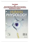 Test Bank For Human Physiology 2nd Edition &lpar;Bryan H&period; Derrickson&rpar; Chapter-By-Chapter Multiple-Choice Questions With Rationales Updated Version &vert; Graded A&plus;