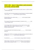 CSCI 103 - Quiz 3 Question and answers correctly solved 2025