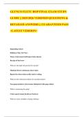 GLYNCO FLETC BOP FINAL EXAM STUDY  GUIDE &vert;&vert; 2025&sol;2026 VERIFIED QUESTIONS &  DETAILED ANSWERS &vert;&vert; GUARANTEED PASS  <LATEST VERSION> 