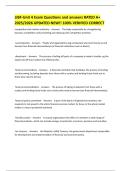 LIBF-Unit 4 Exam Questions and answers RATED A&plus; 2025&sol;2026 UPDATED NEW&excl;&excl; 100&percnt; VERIFIED CORRECT 