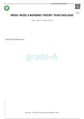NR501 WEEK 8 NURSING THEOR MUILTCHOICE STUDY GUIDE 2025-2026