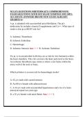NCLEX QUESTIONS MIDTERM 4271 COMPREHENSIVE EXAM QUESTIONS WITH DETAILED VERIFIED AND 100&percnt; ACCURATE ANSWERS BRAND NEW EXAM ALREADY GRADED A&plus;