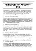 Principles of accounting in easy and understandable language