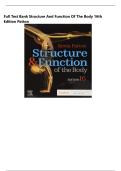 FULL TEST BANK Structure and Function of the Body 16th Edition Patton Questions and Answers&comma; All Chapters 1-22