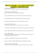 68W ALC Phase 3 LPC Questions with Correct Answers &lpar;2025&rpar; &vert; Exam Prep & Study Guide