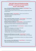 WGU D027 Advanced Pathopharmacology 2025&sol;2026 &ndash; Comprehensive Study Guide for Success