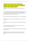 Professional guardianship state of Florida Exam Questions and answers Newest RATED A&plus; 2025&sol;2026 UPDATED 100&percnt; VERIFIED CORRECT 