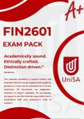 FIN2601 EXAM PACK 2025