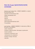 NSG 535 Exam 1 QUESTIONS WITH ANSWERS