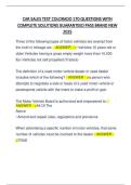 CAR&lowbar;SALES&lowbar;TEST&lowbar;COLORADO&lowbar;170&lowbar;QUESTIONS&lowbar;WITH&lowbar;COMPLETE&lowbar;SOLUTIONS&lowbar;GUARANTEED