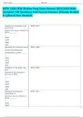 NFPA 1006 OFM Written Prep Exam Newest 2025&sol;2026 With  Complete 100 Questions And Correct Answers &vert;Already Graded  A&plus;&vert;&vert;Brand New Version&excl;&vert; 