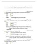 West Coast University PATH 370 2025&sol;2026 Latest Assignment 8 &lpar;Final Exam&rpar; - 6th Accurate Solutions For Guaranteed Success