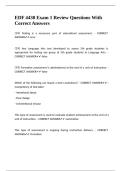 EDF 4430 Exam 1 Review Questions With Correct Answers