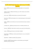 ECON 2102 Finals Questions and Correct Verified Answers
