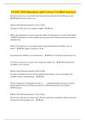 ECON 2102 Questions and Correct Verified Answers