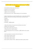 ECON 2102 Test Questions and Correct Verified Answers