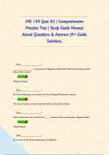 HIS 144 Quiz &num;2 &vert; Comprehensive Practice Test &vert; Study Guide Newest Actual Questions & Answers &lpar;A&plus; Guide Solutions&period;        