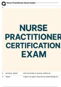 Nurse Practitioner Exam Guide