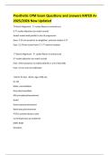 Prosthetic CPM Exam Questions and answers RATED A&plus; 2025&sol;2026 New Updated