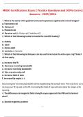 MRSO Certification &ndash; Exam 2 Practice Questions and 100&percnt; Correct Answers &lpar;2025&sol;2026&rpar;