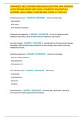 COMMERCE 2BC3 MIDTERM ONE EXAM QUESTIONS AND ANSWERS LATEST DOWNLOADED 2025&sol;2026 A COMPLETE SOLUTION ALL ANSWERS 100&percnt; CORRECT VERIFIED BEST RATED A&plus; FOR PASS