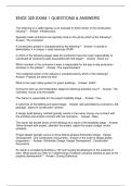 ENCE 325 EXAM 1 QUESTIONS & ANSWERS