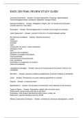 ENCE 325 FINAL REVIEW STUDY GUIDE