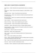 68W&period; MOD 3 QUESTIONS & ANSWER