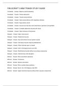 FIELDCRAFT 3 68W TRIAGE STUDY GUIDE