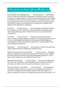 Fire And Life Safety Director &lpar;FLSD&rpar; - Fire Guard&colon; Model Exam Questions With Appropriate Answers