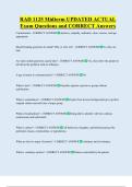 RAD 1125 Midterm UPDATED ACTUAL   Exam Questions and CORRECT Answers 