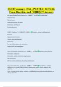 CGEIT concepts &lpar;EN&rpar; UPDATED  ACTUAL  Exam Questions and CORRECT Answers 