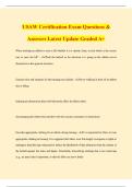 USAW Certification Exam Questions & Answers Latest Update Graded A&plus;