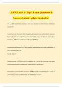 USAW Level 1 Chip 1 Exam Questions & Answers Latest Update Graded A&plus;