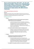 Back-to-School September 2025&sol;2026 &vert; 3Ps Test with Clinical Case Studies &vert; Primary Care&comma; Pathophysiology&comma; Pharmacology & Physical Assessment &vert; 200&plus; Verified Practice Questions with Answers & Rationales &vert; Comprehensive Study Guide for NP&comma; MSN & NCLEX Prepa