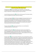 Certified Peer Recovery Specialist Code of Ethical Conduct Exam Questions with Correct  Answers &vert; New Update 100&percnt; Solved &lpar;A&plus; Grade&rpar;