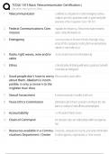 TCOLE 1013 &sol; Basic Telecommunicator Certification &sol; Score 100&percnt; &sol; 2025 Updated Test Bank