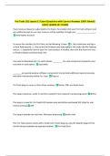 Pro Tools 101 Lesson 2 &vert;Exam Questions with Correct Answers 100&percnt; Solved&vert;  Latest Update &lpar;A&plus; Grade&rpar; 