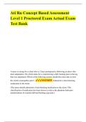 Ati Rn Concept Based Assessment Level 1 Proctored Exam Actual Exam Test Bank