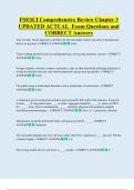 FSESCI Comprehensive Review Chapter 3  UPDATED ACTUAL  Exam Questions and  CORRECT Answers 
